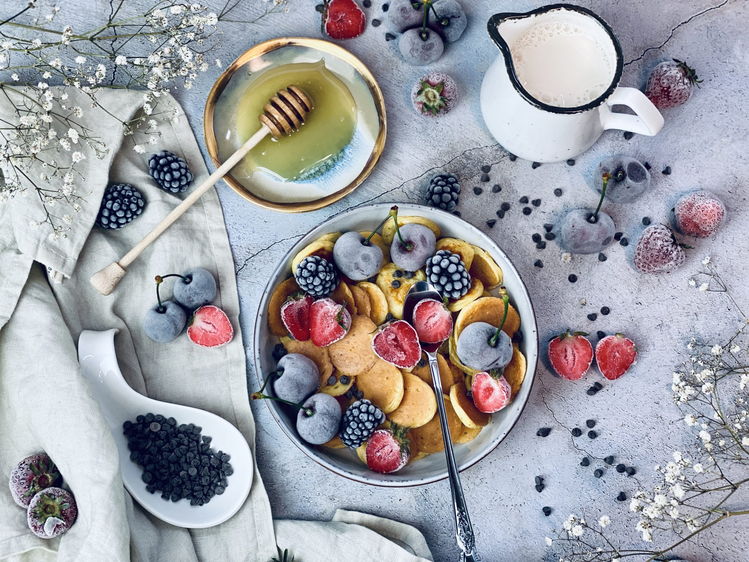 Mini-Protein-Pancake-Bowl Rezept